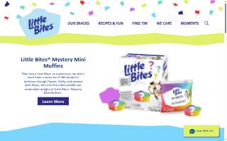 Little Bites® Crumb Cakes website