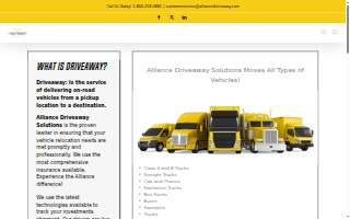 Alliance Driveaway Solutions, INC. website