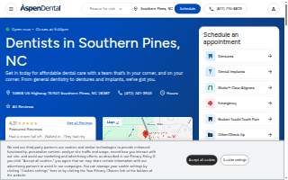 Aspen Dental - Southern Pines website