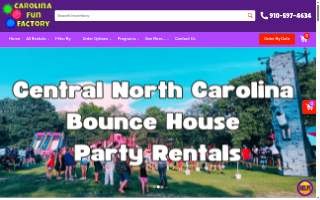 Carolina Fun Factory website