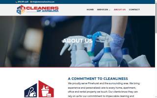 Cleaners of Carolina website