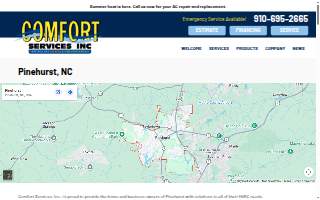 Comfort Services, Inc. of Pinehurst website