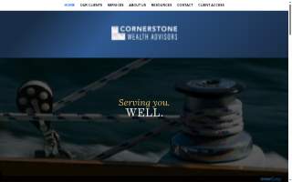 Cornerstone Wealth Advisors, LLC website