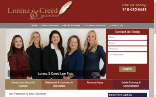 Lorenz & Creed Law Firm, PLLC website