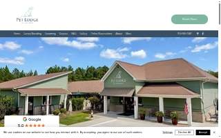 Pet Lodge of Pinehurst website