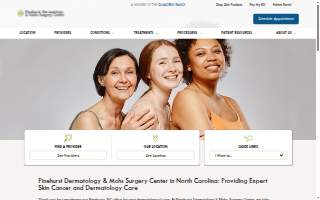 Pinehurst Dermatology & Mohs Surgery Center website