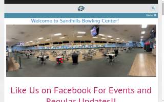 Sandhills Bowling Center of Pinehurst website