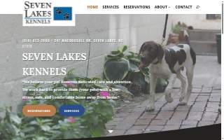 Seven Lakes Kennels of Pinehurst website