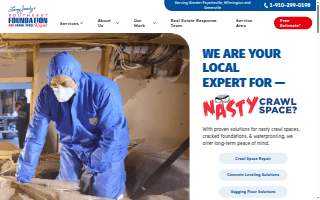 Southeast Foundation and Crawl Space Repair website