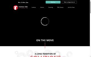 Thomas Tire & Automotive of Pinehurst website