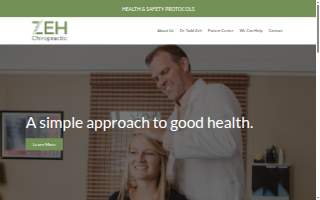 Zeh Chiropractic Center of Pinehurst website