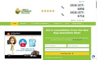 A1 Bed Bug Exterminator Raleigh website