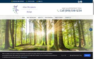 Atlas Chiropractic of Raleigh website