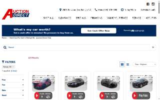 Auction Direct USA Raleigh NC website