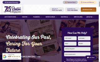 Blanton's Air, Plumbing & Electric of Raleigh website