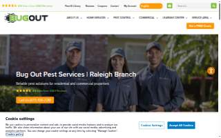Bug Out of Raleigh website