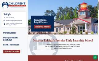 Children's Lighthouse of Raleigh website