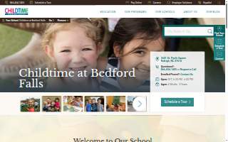 Childtime at Bedford Falls website