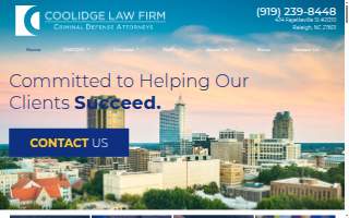 Coolidge Law Firm of Raleigh website
