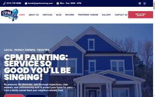 CPM Painting INC website
