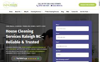 Cura Maids website