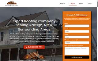 Dana Dean Roofing Company website