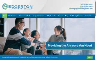 Edgerton Immigration Law website