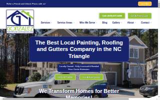 Gonzalez Painters & Contractors Inc. website
