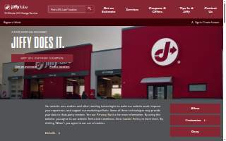 Jiffy Lube Oil Change of Raleigh website