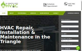 Klimatology HVAC website