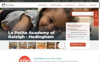 La Petite Academy of Raleigh - Hedingham website