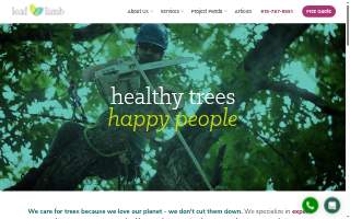 Leaf & Limb website
