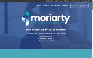 Moriarty Physical Therapy website