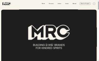 MRC Brand Studio website