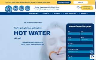 NCWaterHeaters.com website