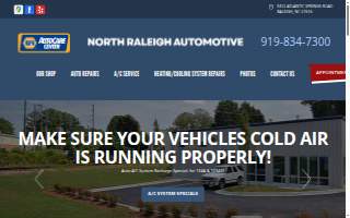 North Raleigh Automotive website
