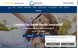 Osborne Insurance Services website
