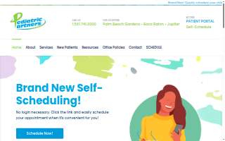 Pediatric Partners of Raleigh website