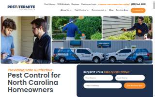 Pest & Termite Consultants website