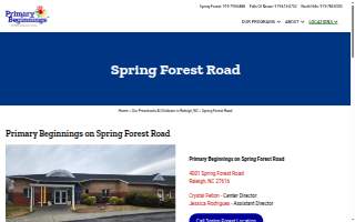 Primary Beginnings website