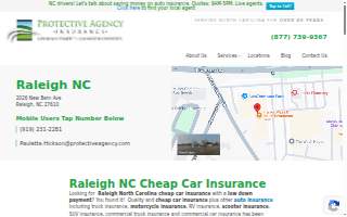Protective Agency of Raleigh website