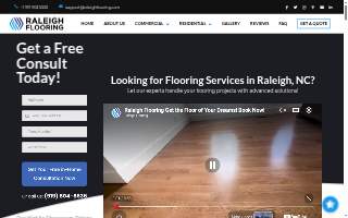 Raleigh Flooring website