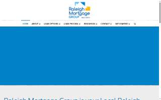 Raleigh Mortgage Group website