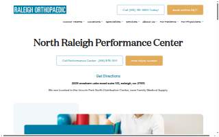 Raleigh Orthopaedic Performance Center: Raleigh website