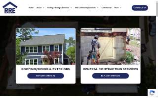 Raleigh Residential Exteriors website