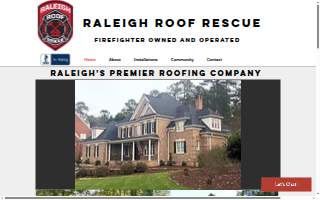 Raleigh Roof Rescue website