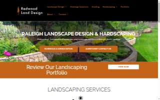 Redwood Land Design website