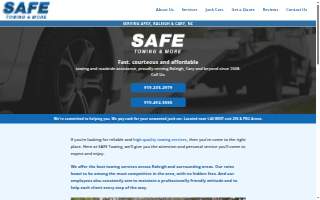 SAFE Towing llc website
