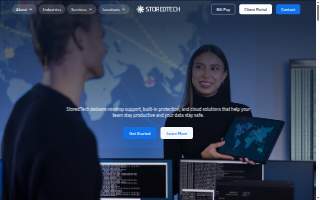 StoredTech website