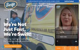 Swift Brothers Plumbing, Heating & Air of Raleigh website